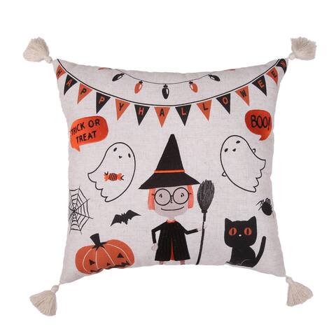Tempo Home Little Witch Toss Pillow