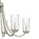 preview thumbnail 5 of 5, Allard 6-Light Brushed Nickel Chandelier