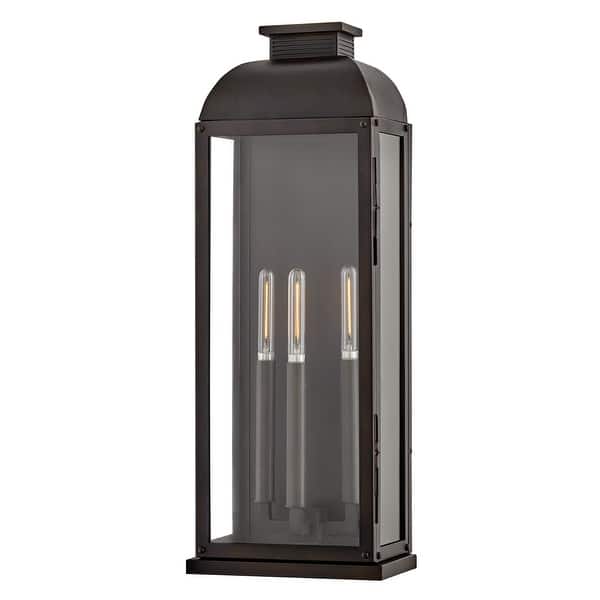 slide 1 of 1, Hinkley Lighting 28835 Tiverton 3 Light 24" Tall Wall Sconce Oxidized Brass