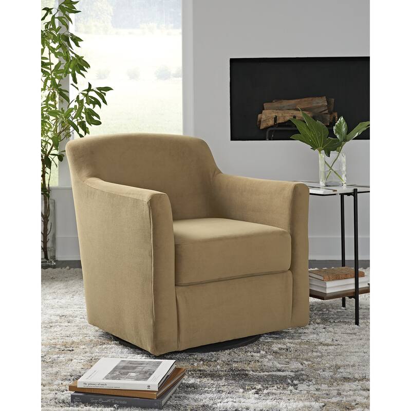 Signature Design by Ashley Bradney Swivel Accent Chair - 29"W x 32"D x 33"H