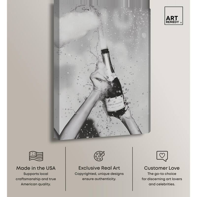 Hold the Moment I Canvas by Art Remedy, Gallery Wrapped