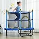 preview thumbnail 7 of 5, Trampoline with Safety Enclosure & Ball Pit for Indoor or Outdoor Use