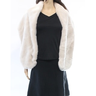 adrianna papell faux fur wrap