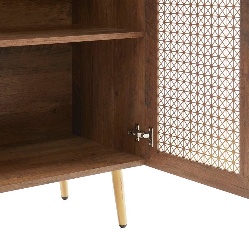 30.8'' W Wood Buffets and Sideboards Storage Cabinet