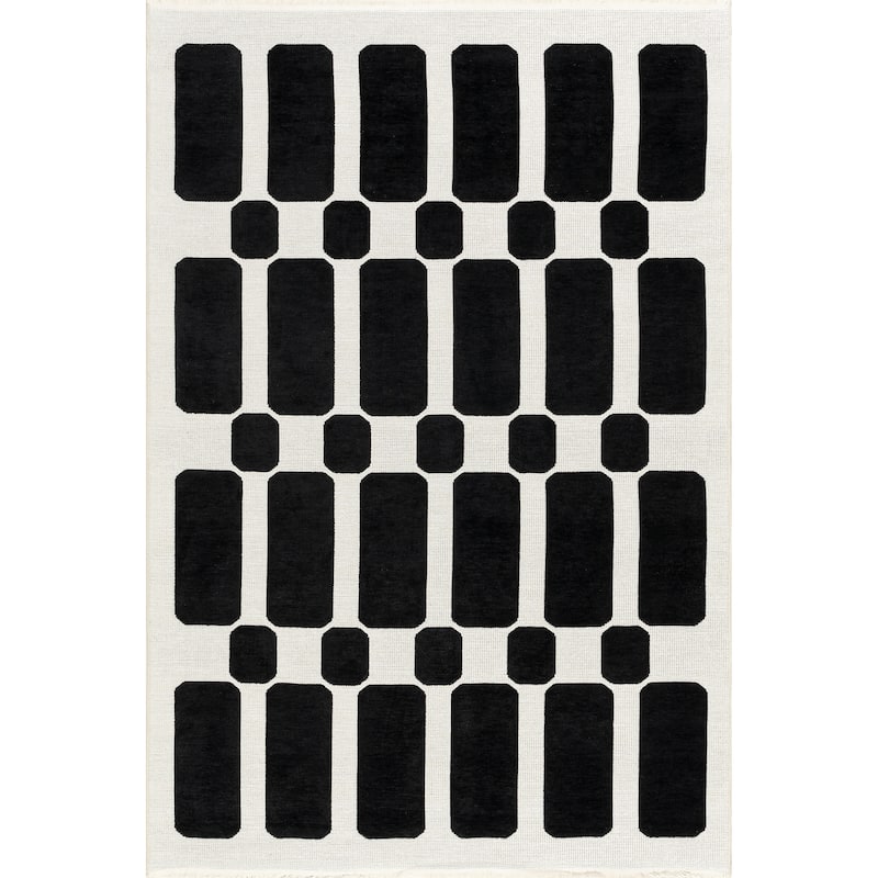 Nuloom Rashana SuperioWash Geometric Reversible Machine Washable Area Rug
