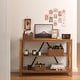 preview thumbnail 2 of 9, 3-Pack Hand Woven Storage Basket Set, Wicker Baskets for Bathroom, Kitchen, Living Room - 5.12'' H X 12.99'' W X 9.45'' D