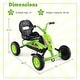 preview thumbnail 3 of 8, Gymax Go Kart for Kids 4 Wheel Toddler Ride On Pedal Car w/ Steering