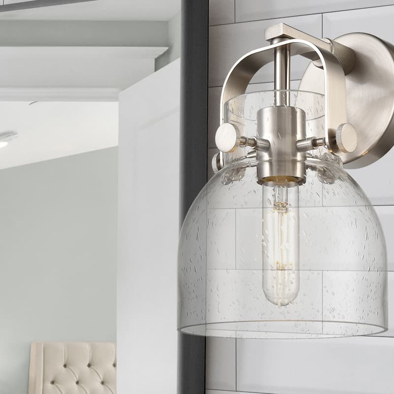 Innovations Lighting 423-1W-10-7 Pilaster II Bell Sconce Pilaster II