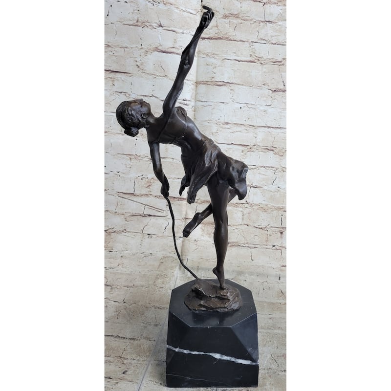 Female Dancer Art Deco Bronze Chiparus Tribute Bronze Sculpture Statue Figure