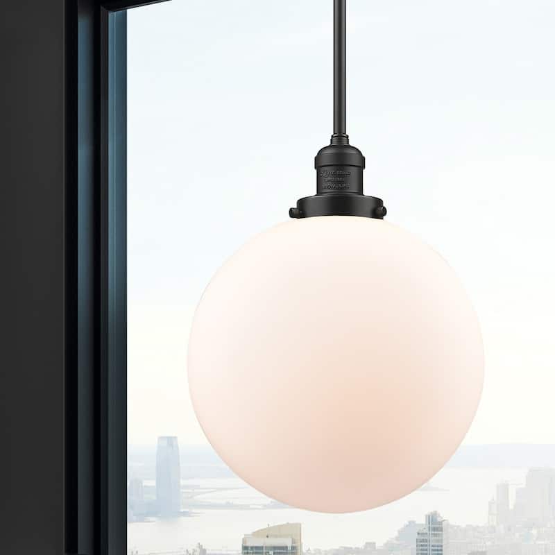 Innovations Lighting Franklin Restoration Beacon - 1 Light 12" Stem Hung Mini Pendant
