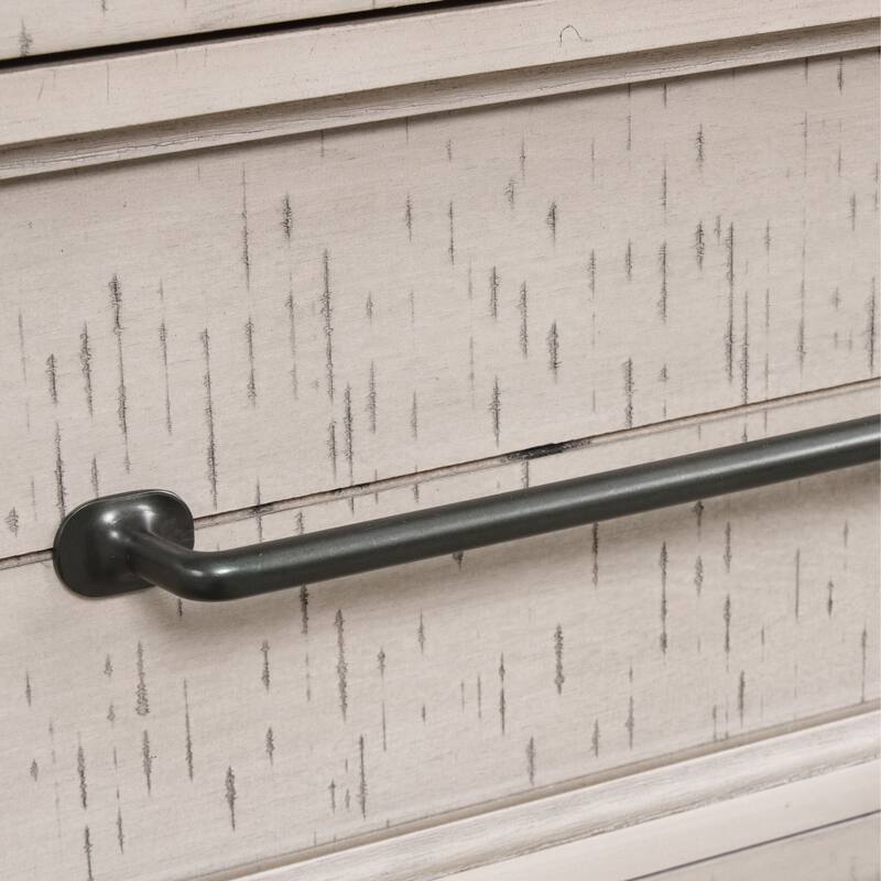 Roundhill Furniture Walcott 4-Piece Bedroom Set with Touch LED Lighting