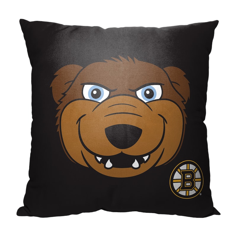 NHL Boston Bruins Mascot Love 18 Inch Throw Pillow