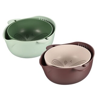 Kitchen Colander Fruit Vegetable Strainer Drain Basket Bowl ...