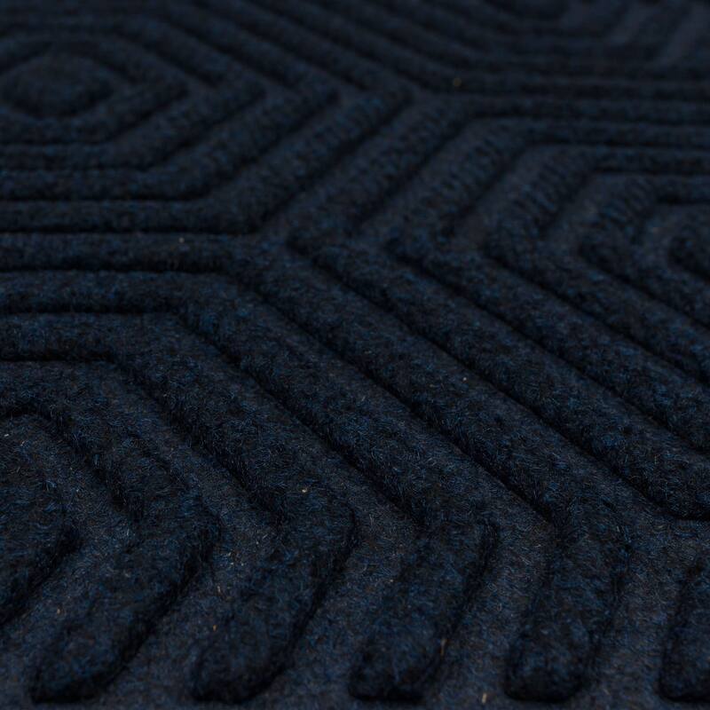 Mohawk Home Hexagon Impressions Blue 2' X 3' Door Mat - 2' x 3'