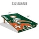preview thumbnail 2 of 4, Miami Hurricanes NCAA Tailgate Cornhole Board Set