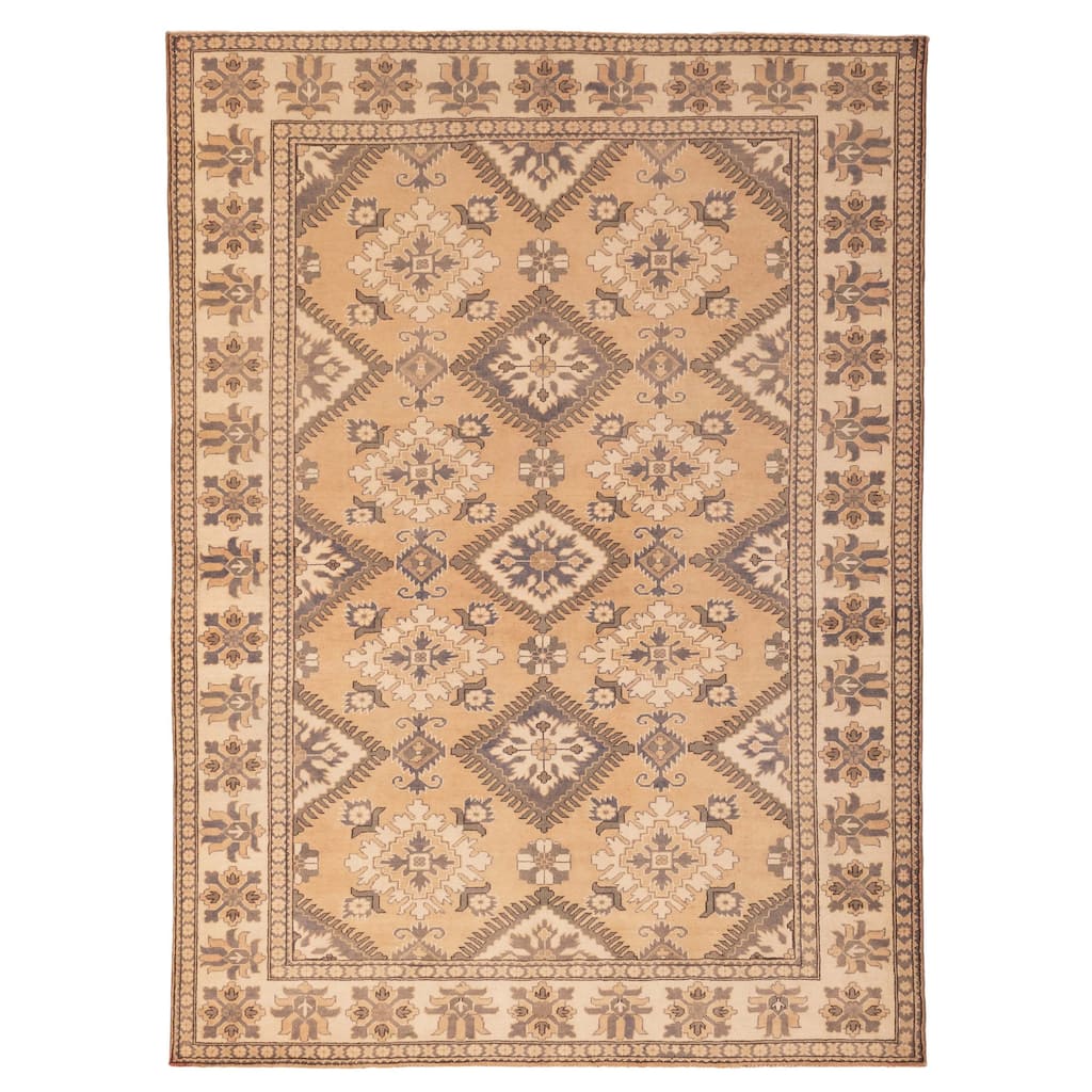 ECARPETGALLERY Hand-knotted Finest Kargahi Copper Wool Rug - 6'10 x 9'5