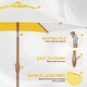 preview thumbnail 77 of 111, Autlaycil 7.5FT Patio Umbrella with Tilt and Crank
