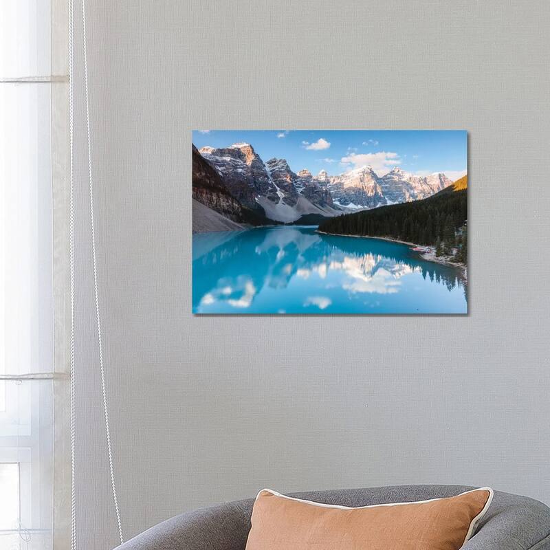 iCanvas "Moraine Lake Sunrise, Banff National Park" by Matteo Colombo Canvas Print - 18x26x1.5