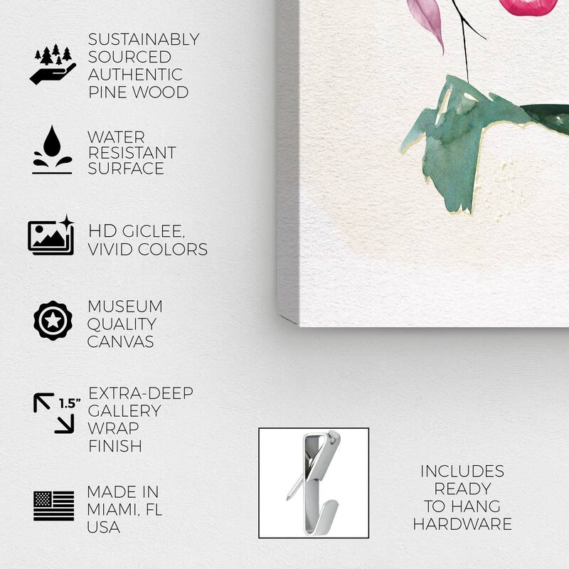 Wynwood Studio Fashion and Glam Ava's Dream White and Glam Wall Art Canvas Print