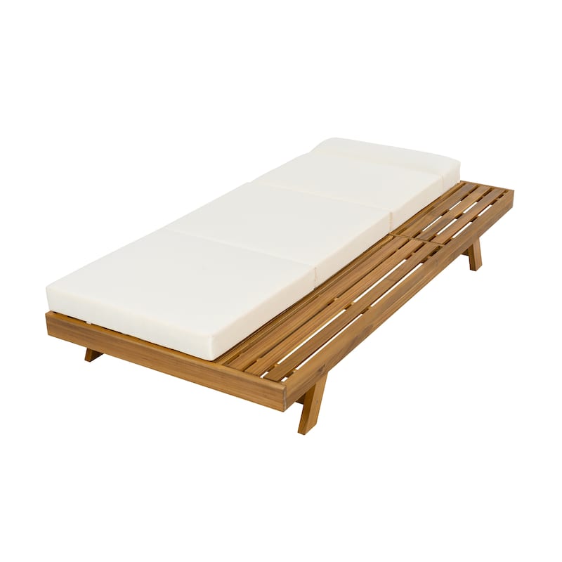 Christopher Knight Home- Harrison Acacia Outdoor Adjustable Chaise Lounge (Set of 2)