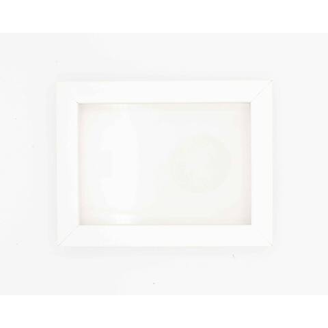 20x24 Shadowbox Gallery Wood Frames - Solid White DEEP Shadow Box