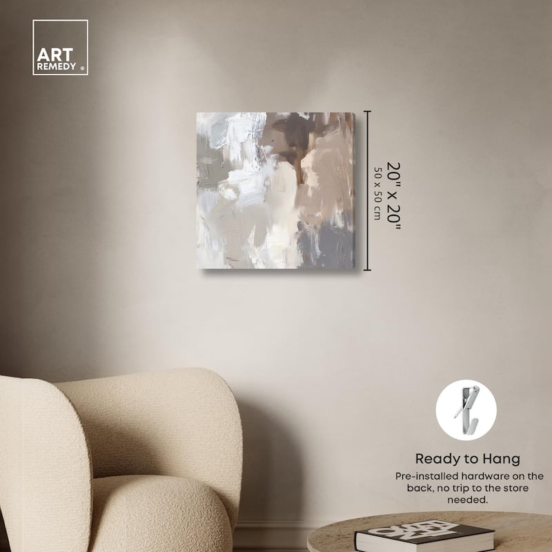 Faded Textured I Canvas by Art Remedy, Gallery Wrapped