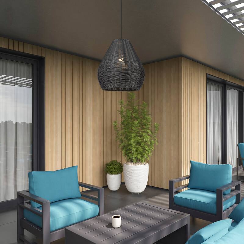 Melany 17.5" Wide 1-Light Outdoor Pendant