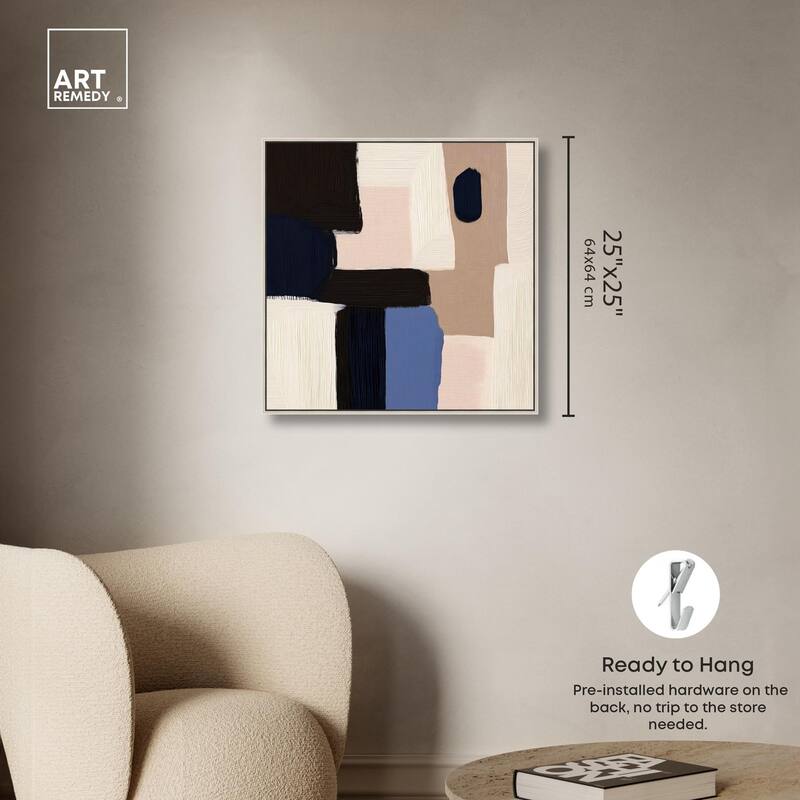 Blue Quietude II Canvas by Art Remedy