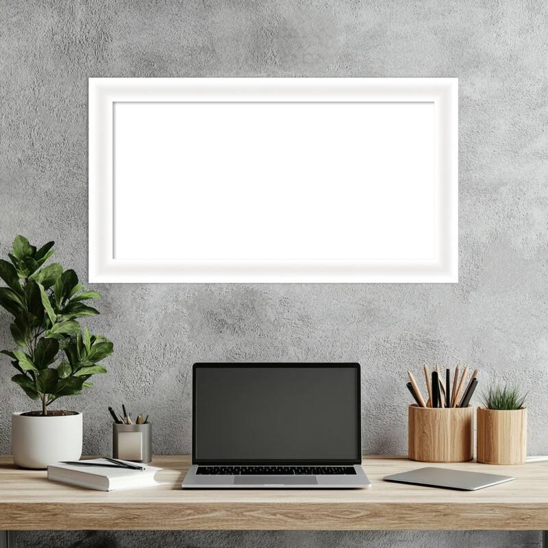 Oliver Narrow Framed Dry Erase Magnetic Board