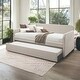 preview thumbnail 9 of 10, Jagger Daybed & Trundle (Twin Size) in Fog Fabric