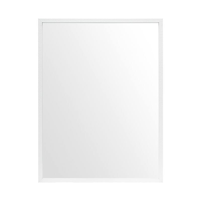 HomeRoots 42" White Framed Bathroom Vanity Mirror - 31.50 in. x 41.50 in. x 1.75 in.