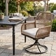 preview thumbnail 42 of 71, Nuu Garden Rattan Metal Patio Dining Set with Umbrella Hole, Zippered Cushions