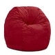 preview thumbnail 22 of 38, Jaxx 4 Foot Saxx Large Bean Bag Chair and Lounger for Teens and Adults - Microsuede
