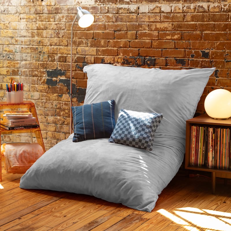 Jaxx 5.5' Huge Bean Bag Floor Pillow and Lounger for Adults - Microsuede