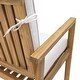 preview thumbnail 8 of 8, Sunnydaze Rodanthe Outdoor Patio Dining Chairs with Cushions - Set of 2