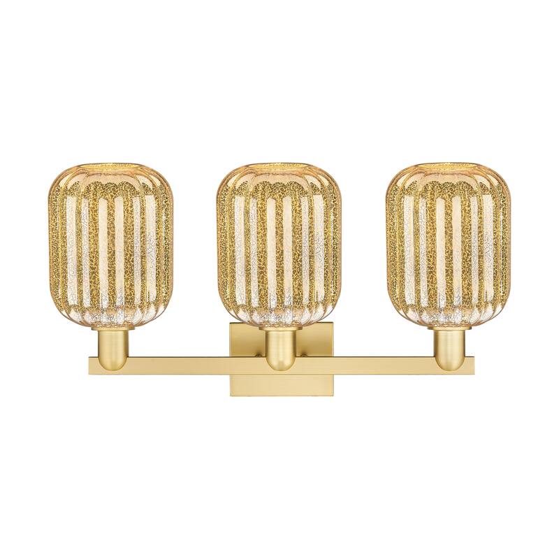 Innovations Lighting Downtown Urban - Preston - 3 Light 26" Jar Shade Bath Vanity Light