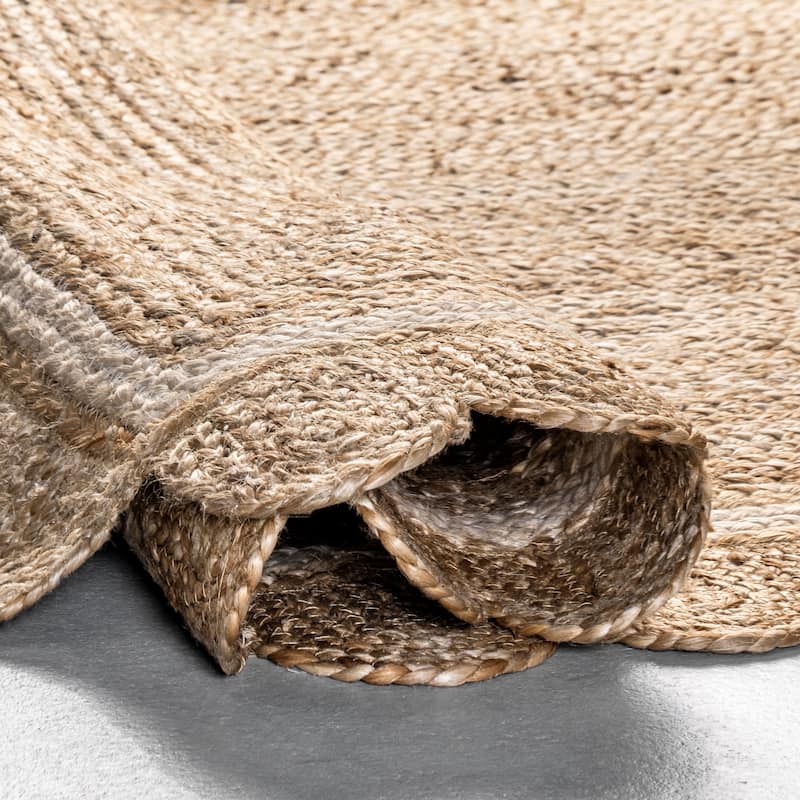 Nuloom Tera Petals Braided Jute Area Rug