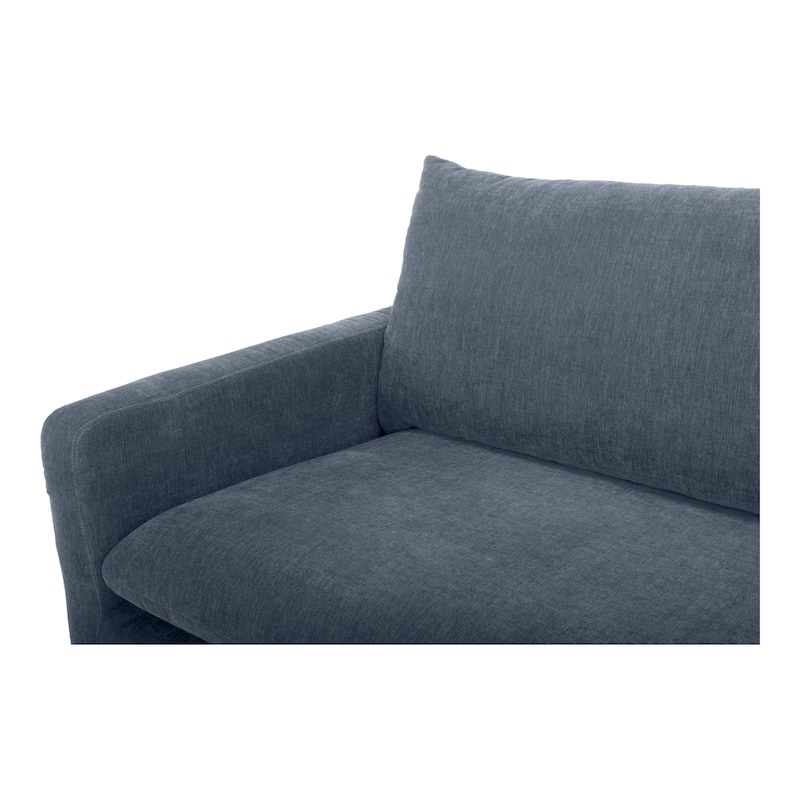 Aurelle Home Paul Modern Round Arm Sofa
