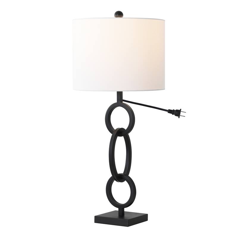 SAFAVIEH Lighting Renate 32-inch Iron Table Lamp - 13" x 13" x 32" - 13"W x 13"D x 30"H