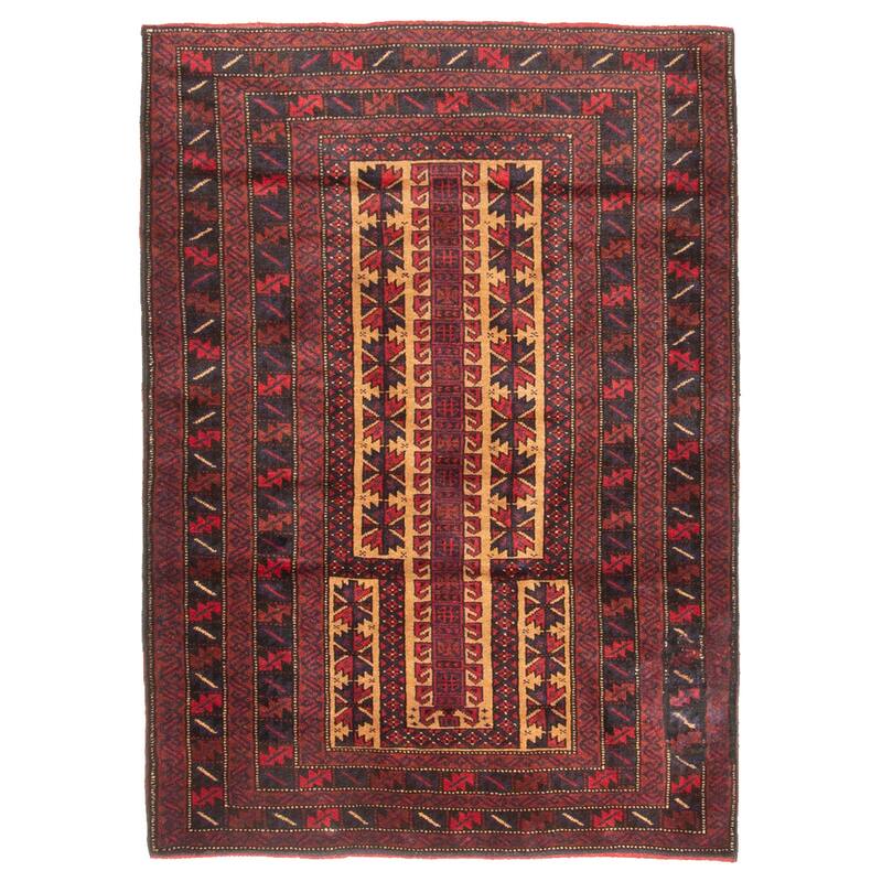 ECARPETGALLERY Hand-knotted Teimani Tan Wool Rug - 3'0 x 4'2