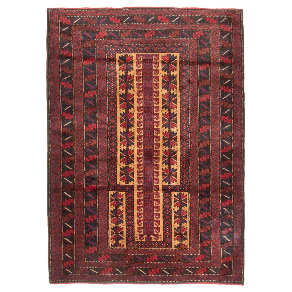ECARPETGALLERY Hand-knotted Teimani Tan Wool Rug - 3'0 x 4'2