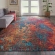 preview thumbnail 28 of 64, Nourison Celestial Abstract Ombre Area Rug 10' x 14' - Blue/Red - Rectangle