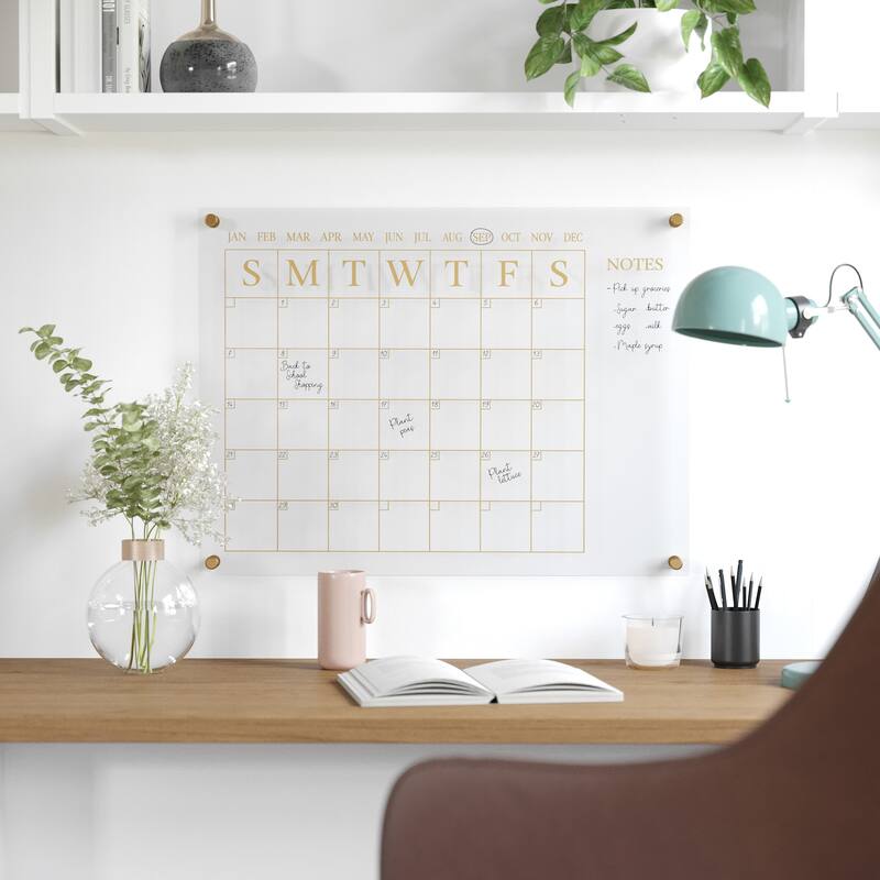 Flash Furniture BR-AC-4560-MS Grayson 24" x 18" Wall Board with Easy