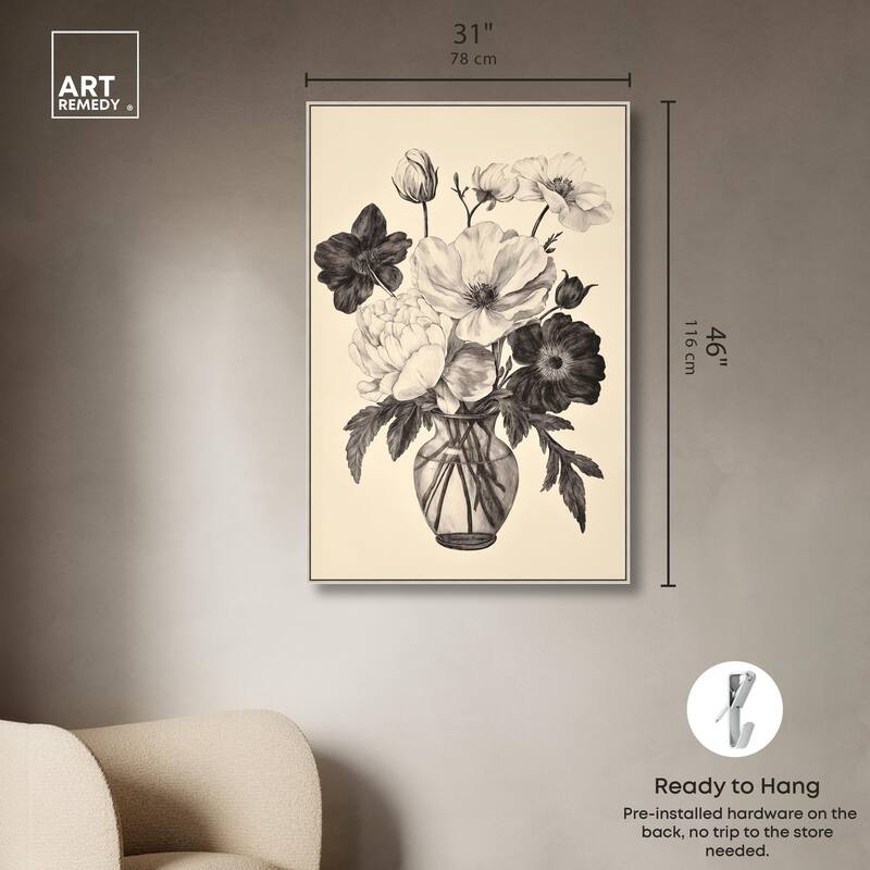 Antique Aria Canvas by Art Remedy
