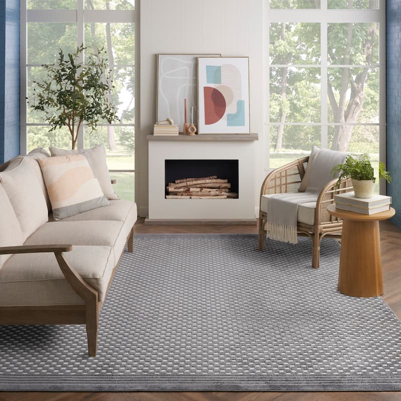 Nourison Casual Indoor only Geometric Area Rug