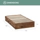 preview thumbnail 3 of 5, OS Home and Office Furniture Model 6004 Twin Sized Mountain Oak Mates Bed with Two Drawers