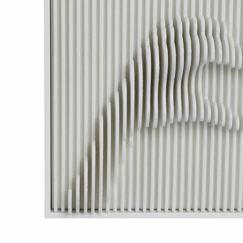 Glass Wall Art Decor Artistic Dimensional Shadow Box Home Decor