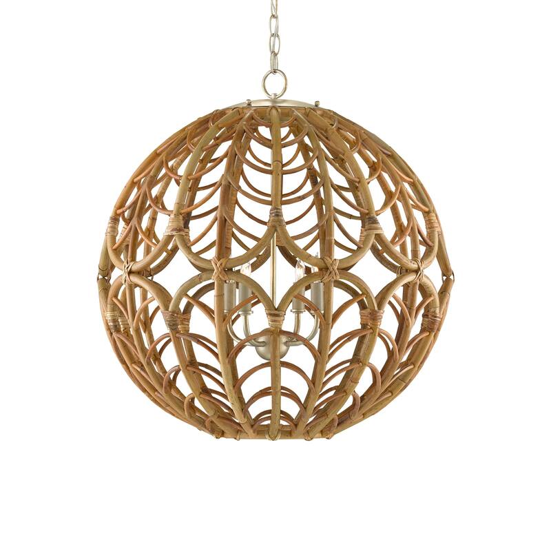 Currey & Company Cape Verde Orb Chandelier - 25.5"h x 24.5"dia