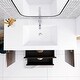 preview thumbnail 6 of 148, Floating Bathroom Vanity with Integrated Resin Top