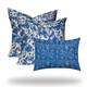 SHELLY Collection Indoor/Outdoor Lumbar Pillow Set, Sewn Closed - 20 x 20 - 20 x 20